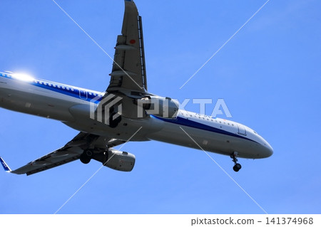 Takeoff and landing of an airliner 141374968
