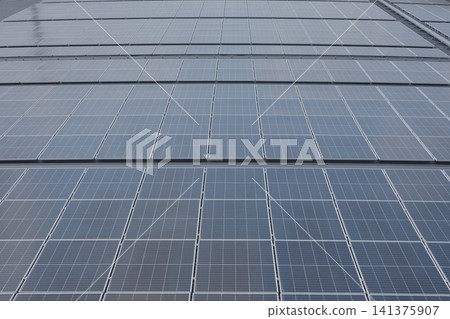 Solar panels at Itami Airport Solar panels at Itami Airport 141375907