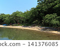 A sandy beach on the north side of Nonoshima Island in the Urado Islands (Shiogama City, Miyagi Prefecture) 141376085