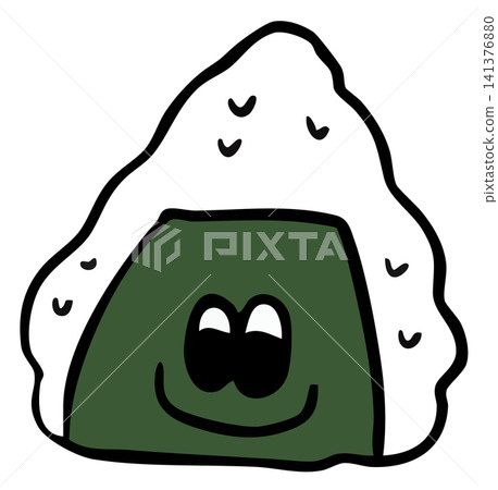 Onigiri or Japanese rice ball cartoon for food, Asian snack, sticker, menu, cafe, restaurant, breakfast, lunch, recipe, ingredients, supermarket, grocery shopping, cuisine, quick meal, mart Onigiri or Japanese rice ball cartoon for food, Asian snack, sticker, menu, cafe, restaurant, breakfast, lunch, recipe, ingredients, supermarket, grocery shopping, cuisine, quick meal, mart 141376880