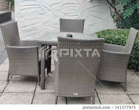 tables set for meal tables set for meal 141377975