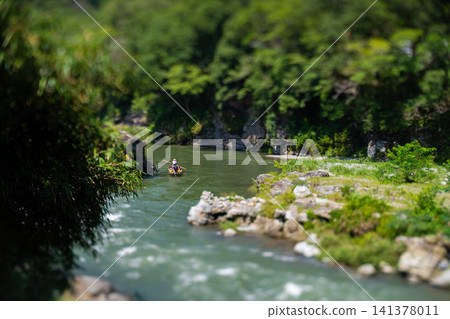 長瀞峽的夏天:微縮景觀 長瀞峽的夏天:微縮景觀 141378011