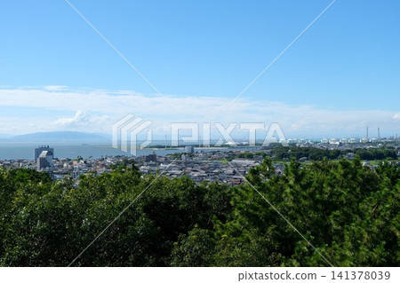 View from the northwest of the Ono Castle ruins in Tokoname City, Aichi Prefecture, July 2025 (Part 5) View from the northwest of the Ono Castle ruins in Tokoname City, Aichi Prefecture, July 2025 (Part 5) 141378039