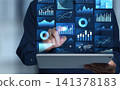 Data analysis and KPI dashboards. A web analytics platform that processes business intelligence data. 141378183