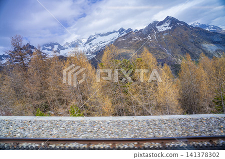 Beautiful scenery of Gornergrat in Switzerland 141378302