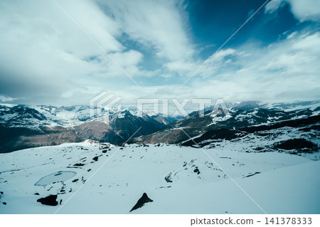 Beautiful scenery of Gornergrat in Switzerland Beautiful scenery of Gornergrat in Switzerland 141378333