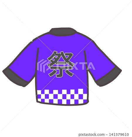 Purple festival happi coat Purple festival happi coat 141379610