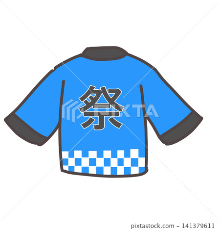 Blue festival happi coat Blue festival happi coat 141379611