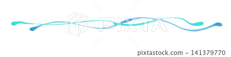 A relaxed analog line 7 in a light blue two-tone color scheme. A relaxed analog line 7 in a light blue two-tone color scheme. 141379770