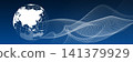 Earth and digital technology. Global, network, future, cyber, economy, politics, data, background, BG 141379929
