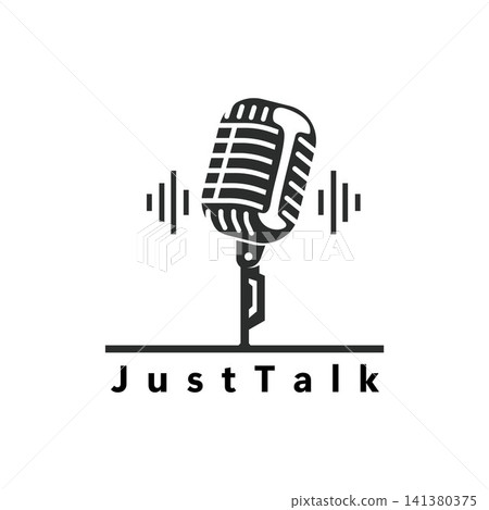 podcast logo icon vector element design template podcast logo icon vector element design template 141380375