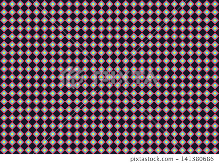 Vibrant Colorful Diamond Tile Seamless Background Vibrant Colorful Diamond Tile Seamless Background 141380686