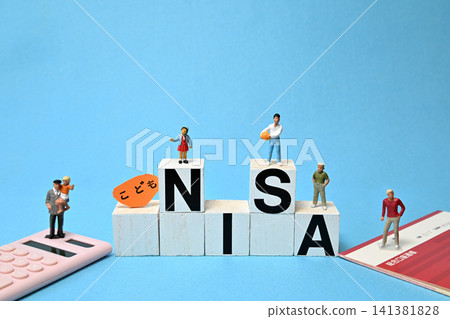 Image of a child's NISA education fund. Image of a child's NISA education fund. 141381828
