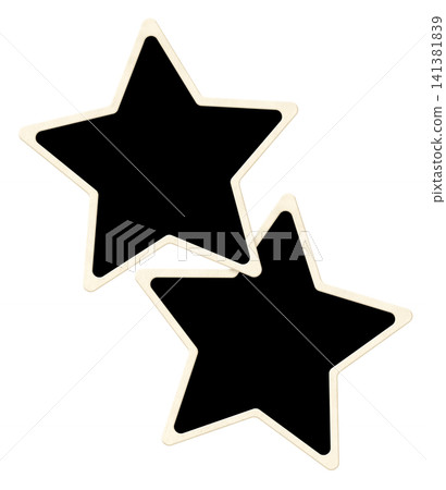 Two star-shaped photo frame. Pictures album grid for scrapbooking. Vintage style dreamy celestial mood board with starry frames. For capturing magical moments and holding sweetest memories together Two star-shaped photo frame. Pictures album grid for scrapbooking. Vintage style dreamy celestial mood board with starry frames. For capturing magical moments and holding sweetest memories together 141381839