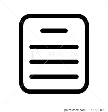Document icon design template Document icon design template 141381895
