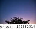 The start of the night is enveloped in silence, and the sky displays a beautiful gradient of colors. 141382014