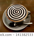 Cute swirl coffee 141382533
