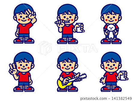 Boy character icon Boy character icon 141382549