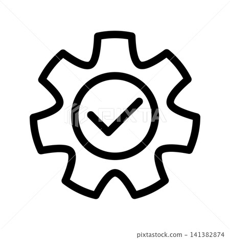 Gear icon design template Gear icon design template 141382874