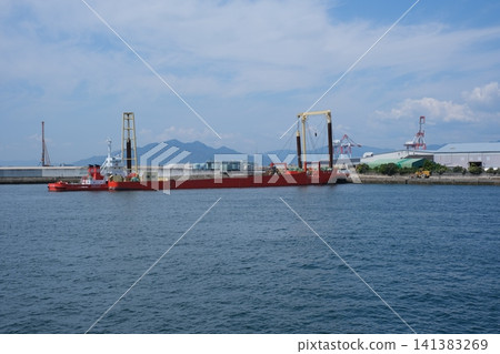 Workboats at Ujina Port 141383269