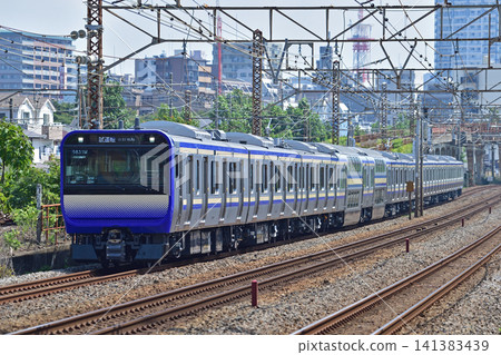 東海道本線,相模貨運站,JR東日本,E235系1000系,F-01編隊(鎌倉),試運轉。 東海道本線,相模貨運站,JR東日本,E235系1000系,F-01編隊(鎌倉),試運轉。 141383439