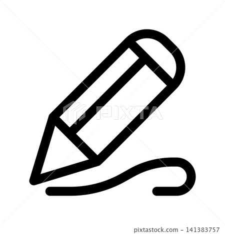 Pencil icon design template Pencil icon design template 141383757