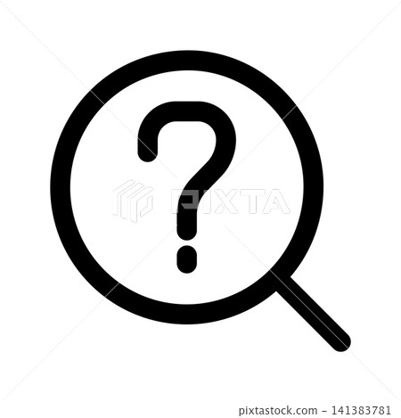 Magnifying icon design template 141383781