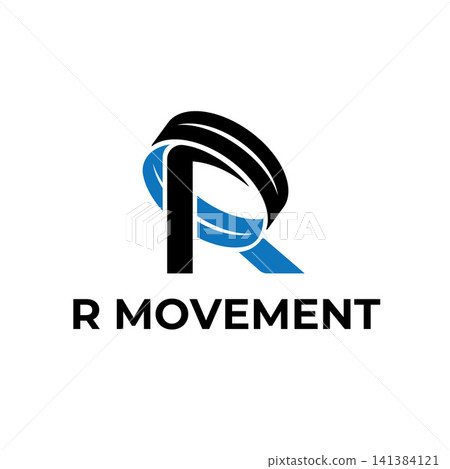 Dynamic Letter R Motion Brand Identity Vector Logo Dynamic Letter R Motion Brand Identity Vector Logo 141384121