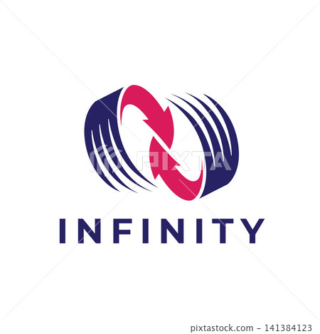 Abstract Infinity Loop Corporate Brand Identity Vector Logo Abstract Infinity Loop Corporate Brand Identity Vector Logo 141384123