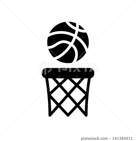 Basket ball icon design template Basket ball icon design template 141384831