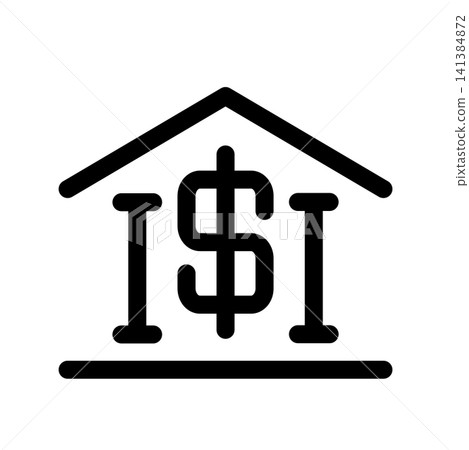 Bank icon design template 141384872