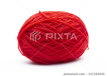A ball of acrylic yarn for crocheting and knitting A ball of acrylic yarn for crocheting and knitting 141384930
