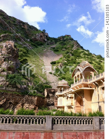 Ruins surrounded by mountains Ruins surrounded by mountains 141385103
