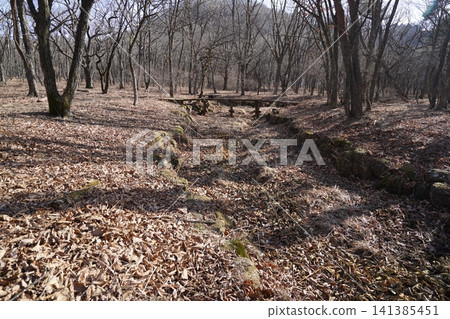 群馬縣,富士川上游和中游地區,富士川是流入榛名湖的唯一河流,2026 年 1 月 18 日。 群馬縣,富士川上游和中游地區,富士川是流入榛名湖的唯一河流,2026 年 1 月 18 日。 141385451