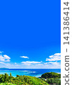 A spectacular panorama from Cape Ayamaru on Amami Oshima Island [Landscape of Amami City, Kagoshima Prefecture] 141386414