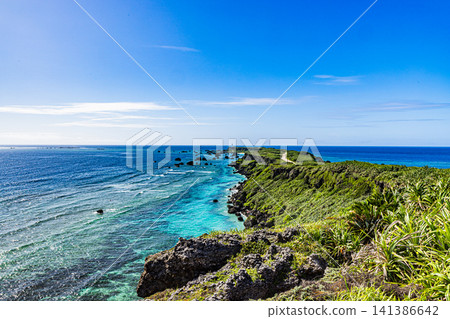 宮古島東平安那崎風景 宮古島東平安那崎風景 141386642