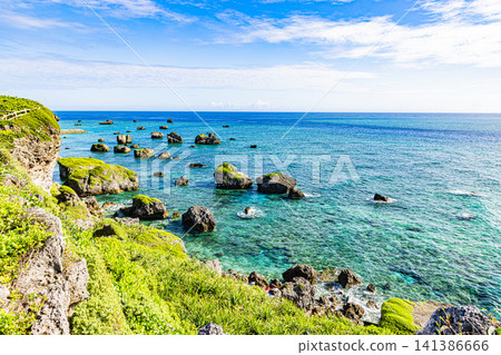 宮古島東平安那崎風景 宮古島東平安那崎風景 141386666