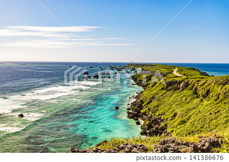 宮古島東平安那崎風景 宮古島東平安那崎風景 141386676
