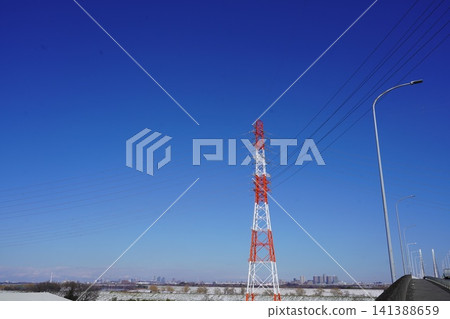Snow scene Snow scene 141388659