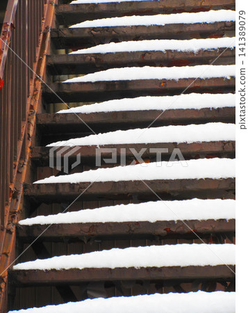 Various scenes caused by snow in urban areas Various scenes caused by snow in urban areas 141389079