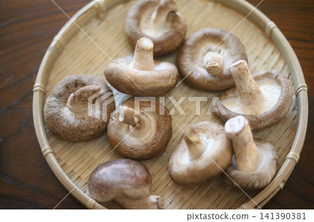 Dried shiitake mushrooms Dried shiitake mushrooms 141390381