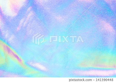 Holographic iridescent pastel texture background with soft shimmer and rainbow gradient Holographic iridescent pastel texture background with soft shimmer and rainbow gradient 141390448