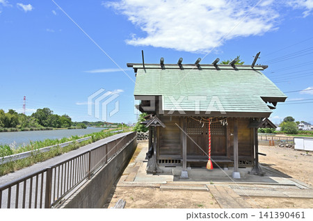 Iwatsuki Walk: Shinmei Shrine on Ohno Island - Main Hall Iwatsuki Walk: Shinmei Shrine on Ohno Island - Main Hall 141390461