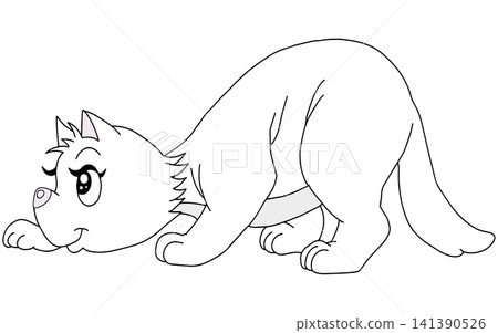 手繪動物插畫☆貓 手繪動物插畫☆貓 141390526