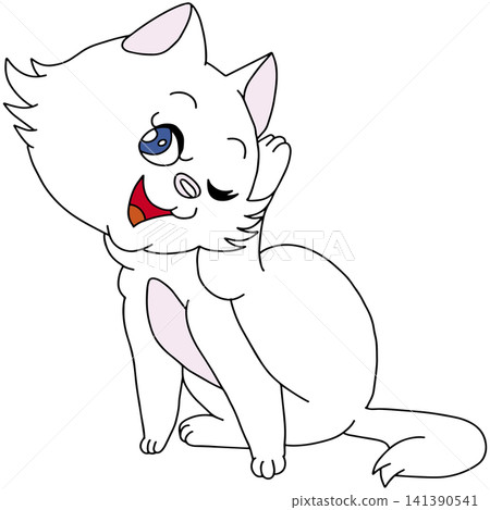 手繪動物插畫☆貓 手繪動物插畫☆貓 141390541