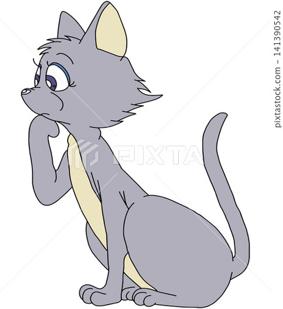 Hand-drawn animal illustration ☆ Cat Hand-drawn animal illustration ☆ Cat 141390542