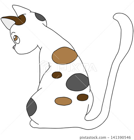 Hand-drawn animal illustration ☆ Cat Hand-drawn animal illustration ☆ Cat 141390546