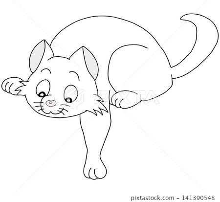 Hand-drawn animal illustration ☆ Cat Hand-drawn animal illustration ☆ Cat 141390548