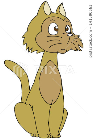 Hand-drawn animal illustration ☆ Cat Hand-drawn animal illustration ☆ Cat 141390563