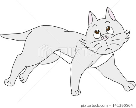 手繪動物插畫☆貓 手繪動物插畫☆貓 141390564